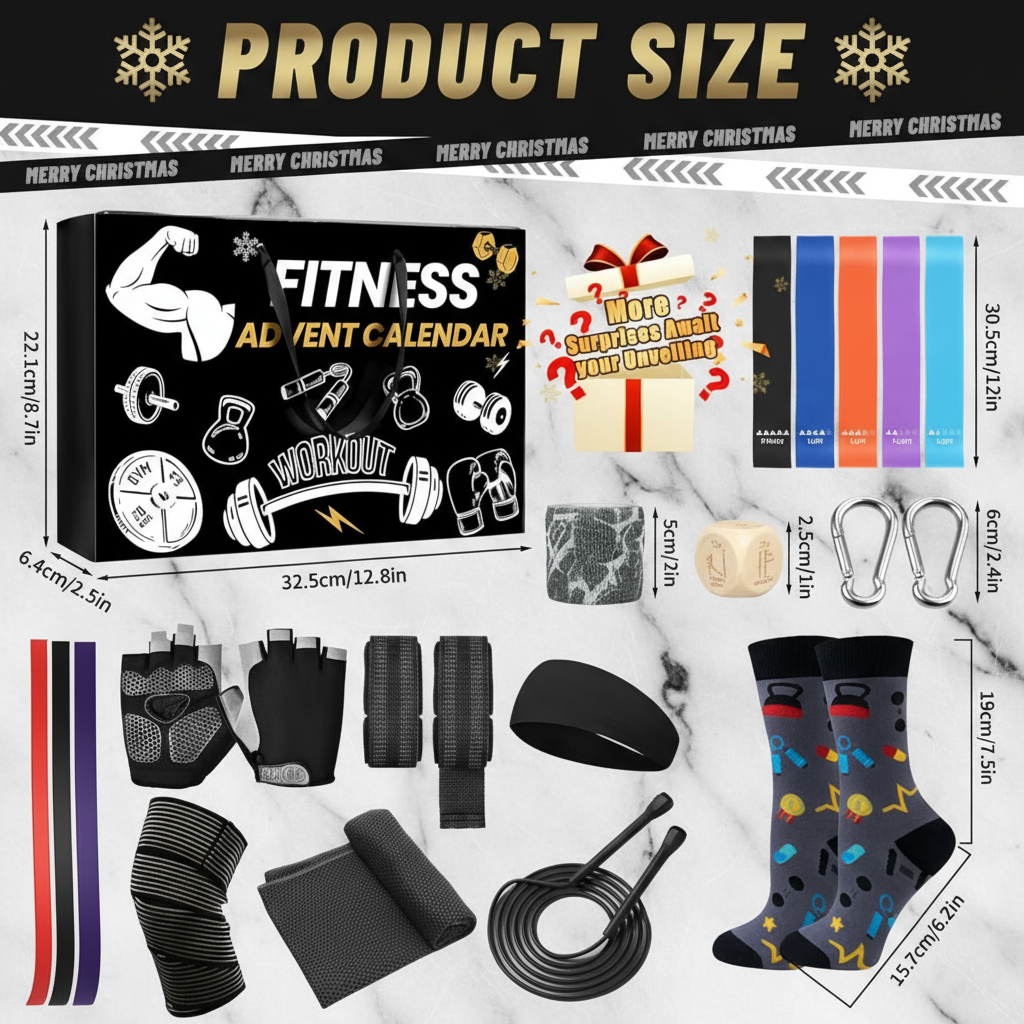 AdventFit™ - Calendrier de l’avent de Fitness