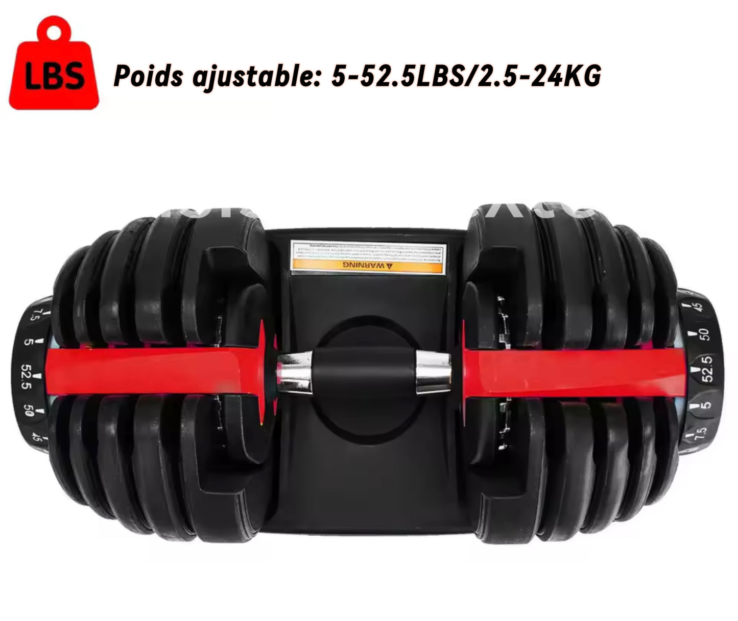 PowerGrip™ – Haltère Réglable