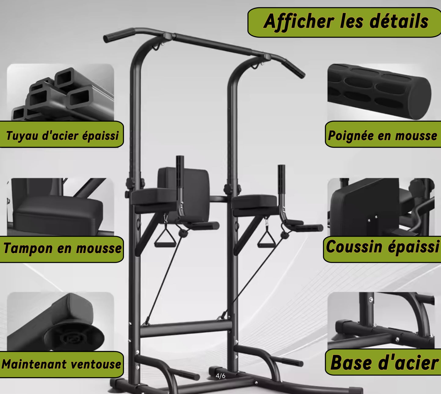 PowerTower™ – Station de Traction Multifonctionnelle