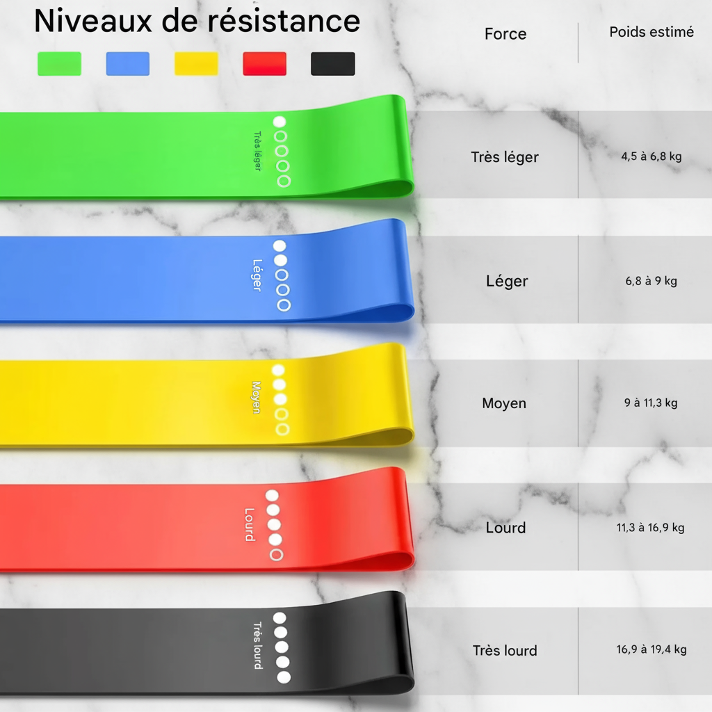 FlexElastic™ – Bandes de Résistance TPE