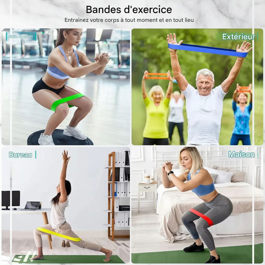 FlexElastic™ – Bandes de Résistance TPE